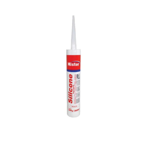SILICONE MISTER 240g BRANCO ACETICO
