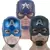 Guerra civil 3 capitão américa máscaras capacete macio pvc máscara de látex
