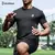 Camiseta esportiva masculina?Camisa de corrida de secagem rápida?Camisa de fute - comprar online