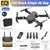 E99 Pro Quadcopter Drone com Controle Remoto, Quatro Axis Aircraft, HD, 6K, Foto - Tudix
