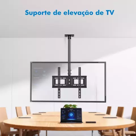 Suporte TV Teto, Suporte Para TV Coibeu Ajustável? Suporte Monitor, Suporte Par