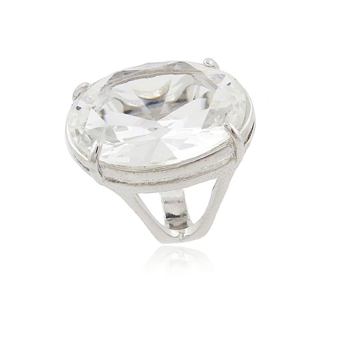 Anel Oval de Cristal TAM. 18 - comprar online