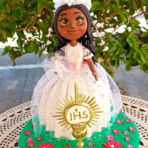 FIGURA ANIMADA NIÑA PRIMERA COMUNIÓN