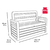Sillon Plastico Con Baulera Foreverspring Bench Toomax Mm - Pinturerias MM