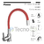 Griferia Cocina Monocomando Piazza Rojo 10016 Flexible - comprar online