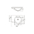Bacha Lavatorio Baño Mesada 65 Cm Avignon Blanco Ferrum - Mm - Pinturerias MM