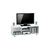 Rack Mesa Tv Led Smart 55'' Centro Estant Blanco Wengue Mm