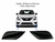 Conjunto Moldura da Tampa de Milha Nissan Versa 2015/2018