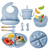 Set Utensilios Para Bebé Silicona 8 Piezas