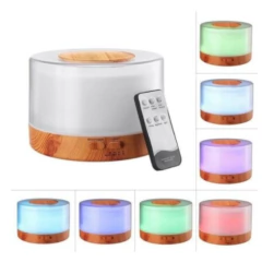Aromatizador E Difusor De Ar Ultrassônico Com 7 Cores 500ml
