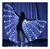 Capa LED luminosa en uso bailarina con luces blancas para fiestas - Accesorio LED cotillon eventos Rumbale