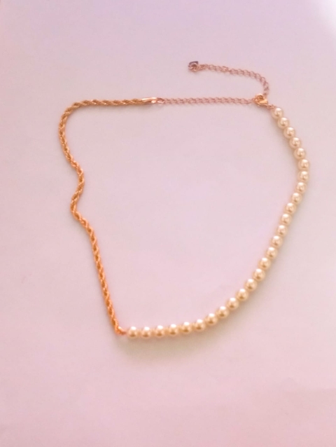 Gargantilha elegante perola