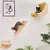 Prateleira de parede para gatos, prateleira de escalada em formato de lua e pole - comprar online