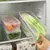 Caixa fresca de armazenamento de geladeira, cebolinhas, recipiente de alimentos na internet