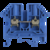 Borne BPN 8V 24A 2,5mm2 Azul en internet