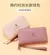Carteira longa feminina bolsas borla moeda bolsa titular do cartão carteiras du - comprar online