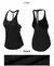 Imagem do Mulheres ginásio topos preto sem mangas yoga topo feminino camisa de fitness gi
