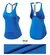 Mulheres ginásio topos preto sem mangas yoga topo feminino camisa de fitness gi - comprar online