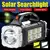 2024 poderosa lanterna led usb + lanterna recarregável solar cob tocha de acamp
