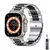 Pulseira de aço inoxidável para apple watch band ultra 49mm 45mm 44mm 41mm 40m na internet