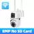 8mp hd wifi câmera de vigilância de vídeo ptz ao ar livre lente dupla tela ai - comprar online