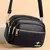 Alta qualidade bolsa de couro macio moda feminina ombro mensageiro saco multi-bo
