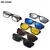 Imagem do Óculos de sol quadrados com clipe magnético, 5 lentes, masculino, polarizado,