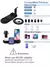 Imagem do carregador 7 em 1 sem fio suporte almofada para iphone 15 14 13 12 11 x apple wa