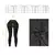 Imagem do Mulheres v voltar sem costura leggings ginásio outfit leggings de fitness ao ar