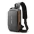 Imagem do Bolsa de Ombro, Homens Multifunções Anti Roubo USB Homem Crossbody Cruz Corpo V