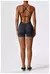Seamless Yoga Gym Fatos com Shorts para Mulheres, Top Curto, Sexy Bra, Calças R