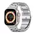 Pulseira de aço inoxidável para apple watch band ultra 49mm 45mm 44mm 41mm 40m - BC SHOP ONLINE