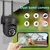 5mp hd inteligente cor visão noturna wifi câmera ptz 4x zoom vigilância de se - BC SHOP ONLINE