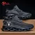 Yrzl masculino esportes correndo preto sapatos de corrida tênis casuais ao ar l - comprar online