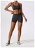 Imagem do Seamless Yoga Gym Fatos com Shorts para Mulheres, Top Curto, Sexy Bra, Calças R