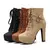 2025 novas bombas femininas sapatos das mulheres botas de sola grossa rendas até senhoras botas de tornozelo confortáveis saltos stiletto botas altas mujer