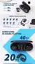 Fones de ouvido abertos Bluetooth 6.0 Fones de ouvido esportivos sem fio - BC SHOP ONLINE