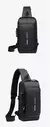 Bolsa de Ombro, Homens Multifunções Anti Roubo USB Homem Crossbody Cruz Corpo V - BC SHOP ONLINE