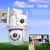 Jooan 4k 8mp hd wifi câmera ptz ao ar livre 5g wifi lente dupla câmeras ip de