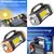 Imagem do 2024 poderosa lanterna led usb + lanterna recarregável solar cob tocha de acamp