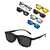 Óculos de sol quadrados com clipe magnético, 5 lentes, masculino, polarizado, - comprar online