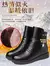 Sólido preto novas mulheres marca de luxo designer botas de neve metal clássic - loja online