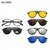 Óculos de sol quadrados com clipe magnético, 5 lentes, masculino, polarizado, - BC SHOP ONLINE
