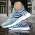 Homens sapatos esportivos casuais respirável tênis leves ao ar livre malha pre - comprar online