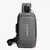 Bolsa de Ombro, Homens Multifunções Anti Roubo USB Homem Crossbody Cruz Corpo V - loja online