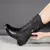 Imagem do Mulheres meados de bezerro botas de salto cunha sapatos de mãe de couro macio i