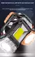 2024 poderosa lanterna led usb + lanterna recarregável solar cob tocha de acamp na internet
