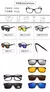 Óculos de sol quadrados com clipe magnético, 5 lentes, masculino, polarizado, - BC SHOP ONLINE