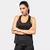 Mulheres ginásio topos preto sem mangas yoga topo feminino camisa de fitness gi - comprar online