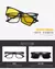 Óculos de sol quadrados com clipe magnético, 5 lentes, masculino, polarizado, - loja online